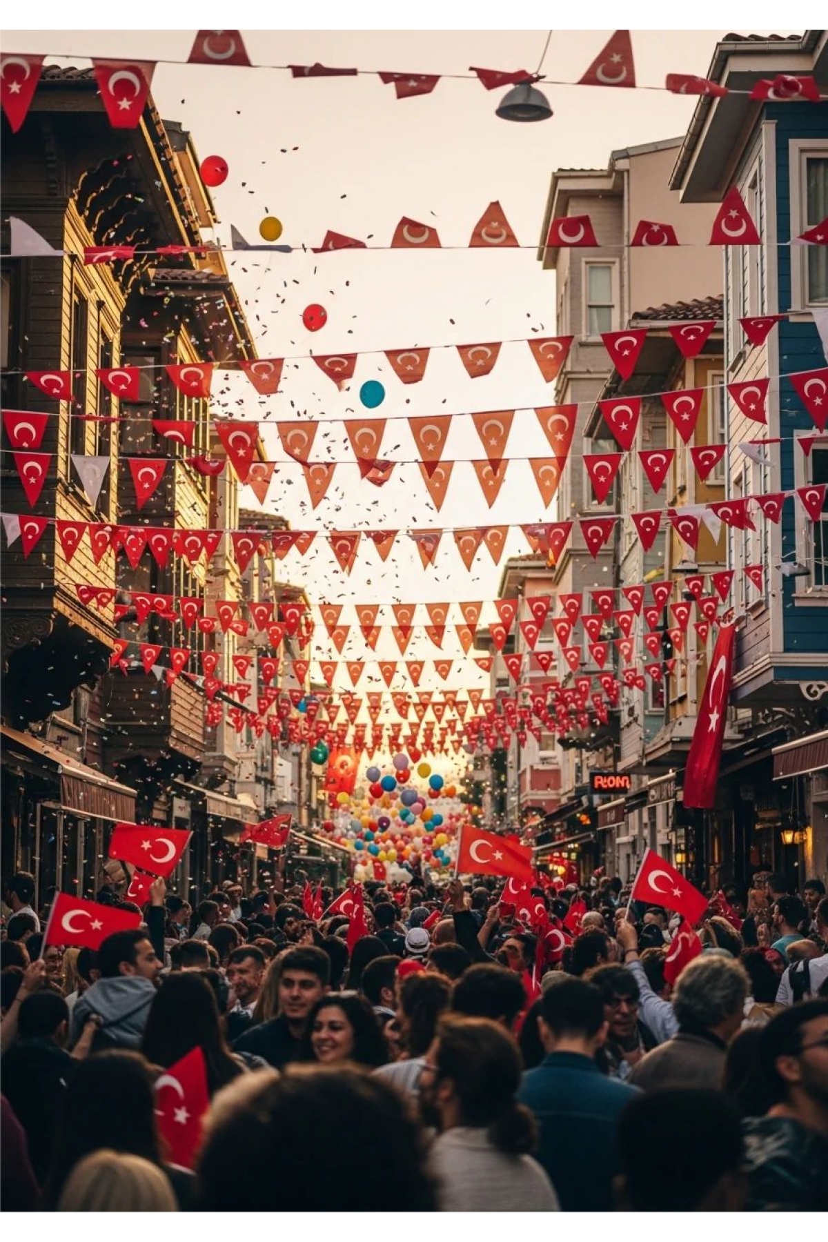 Türk Süsleme Bayrağı 30x45cm