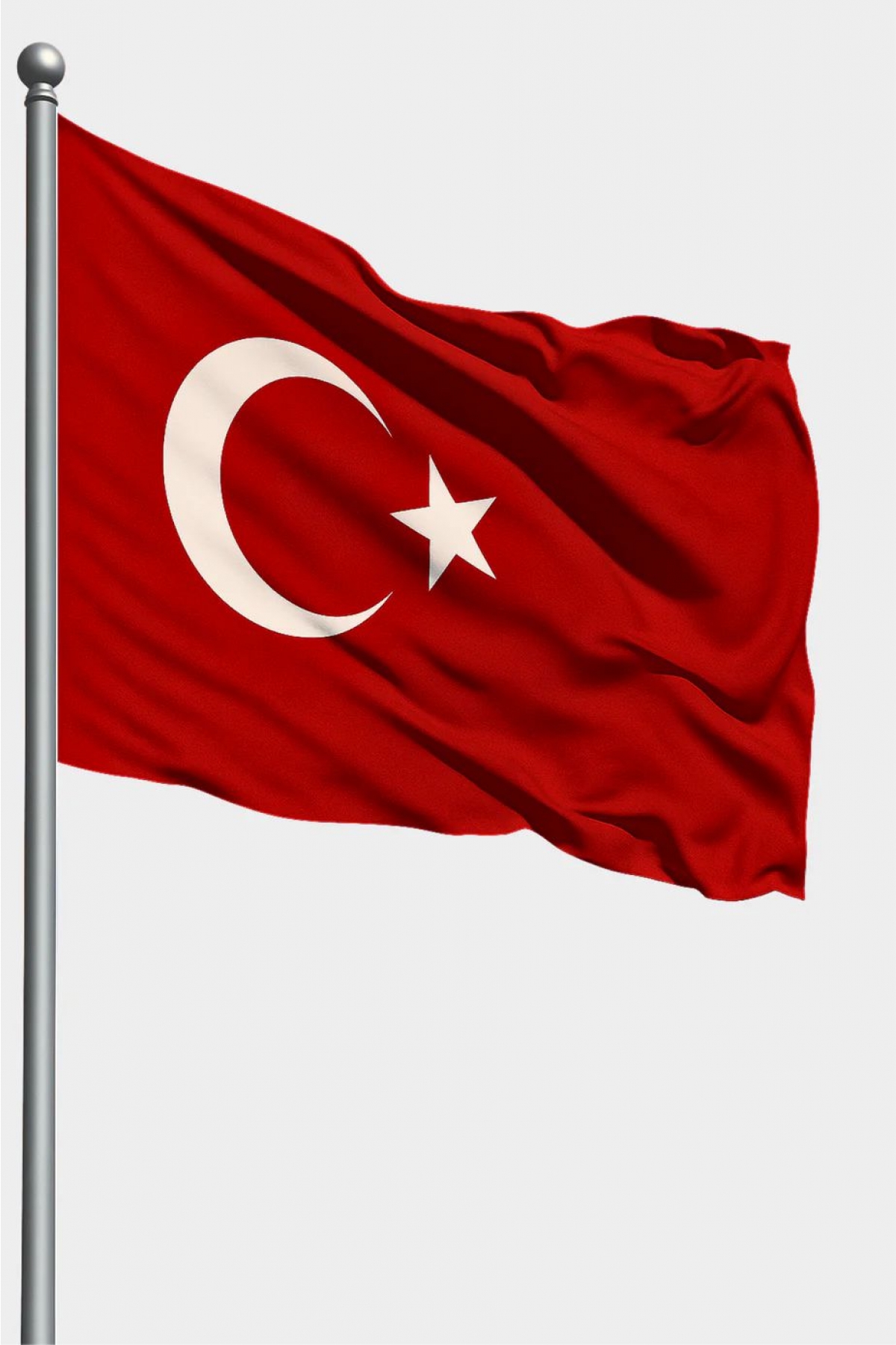 Türk Bayrak 100x150cm Alpaka Kumaş