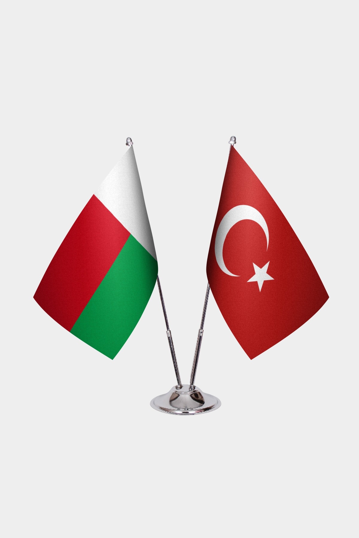 Madagaskar İkili Masa Bayrağı