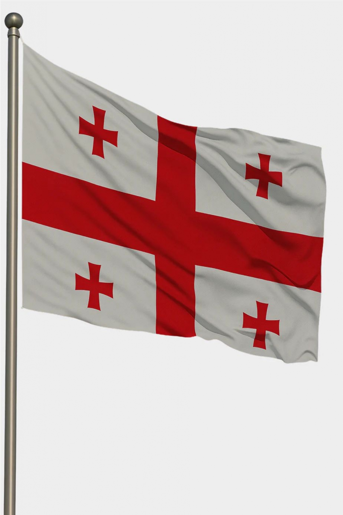 Gürcistan Bayrak 150x225cm 