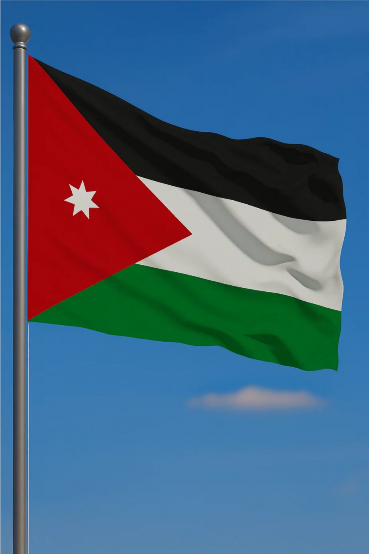 Ürdün Bayrak 200x300cm 