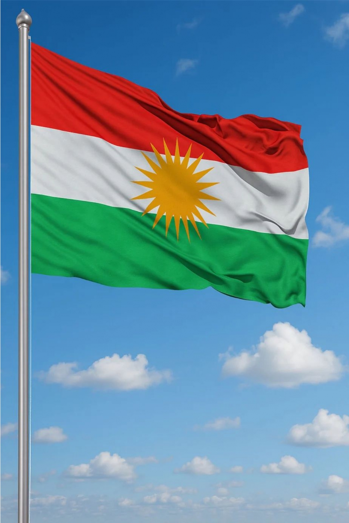 Kuzey Irak Bayrak 200x300cm 