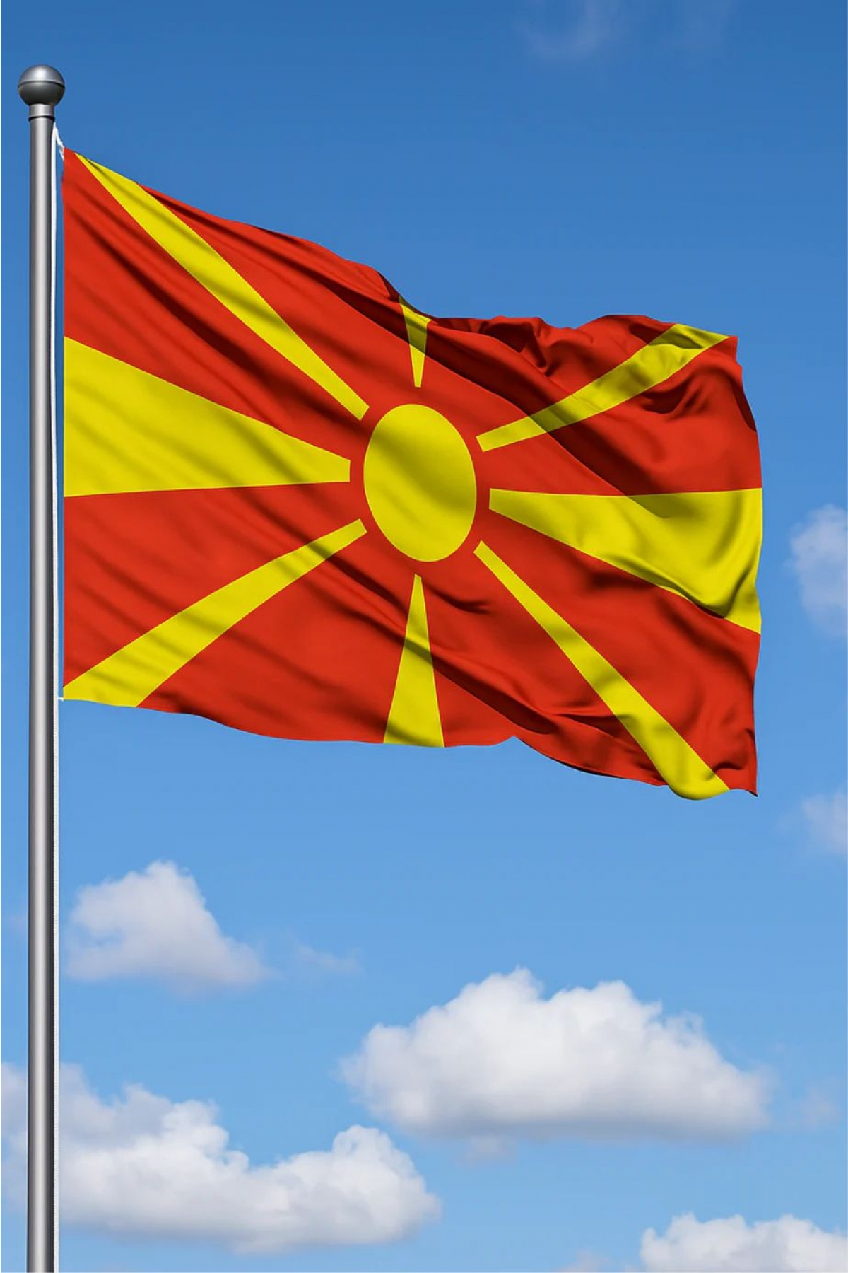 Makedonya Bayrak 100x150cm 