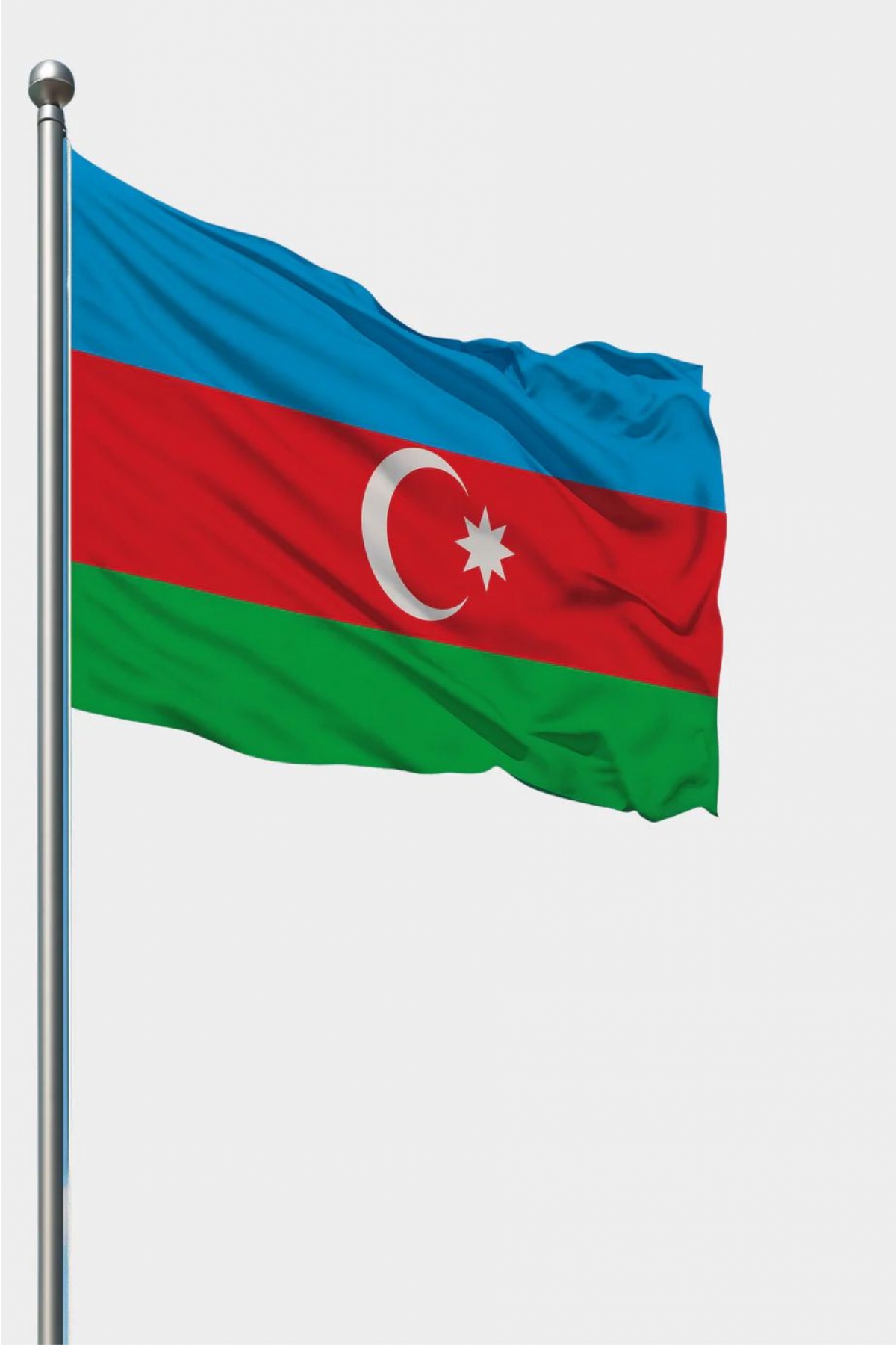 Azerbaycan Bayrak 150x225cm 