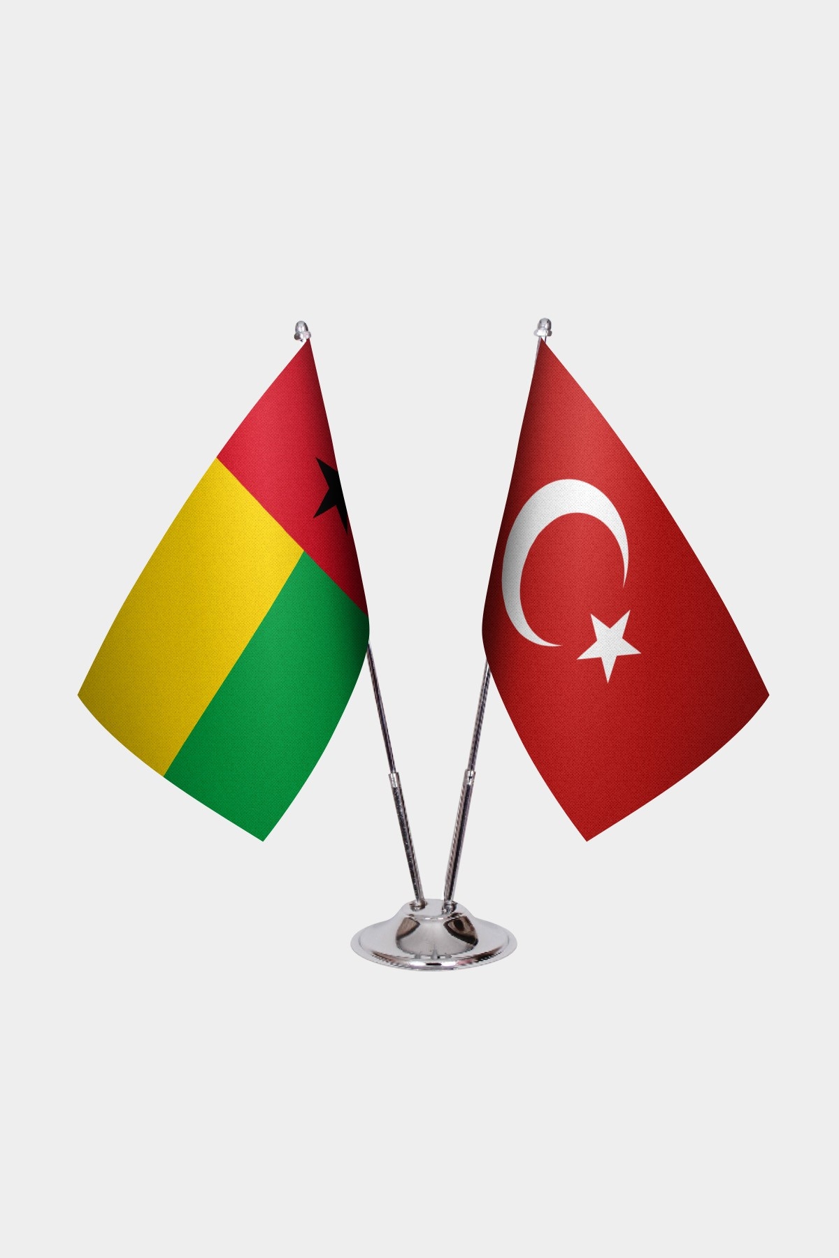 Gine Bissau İkili Masa Bayrağı