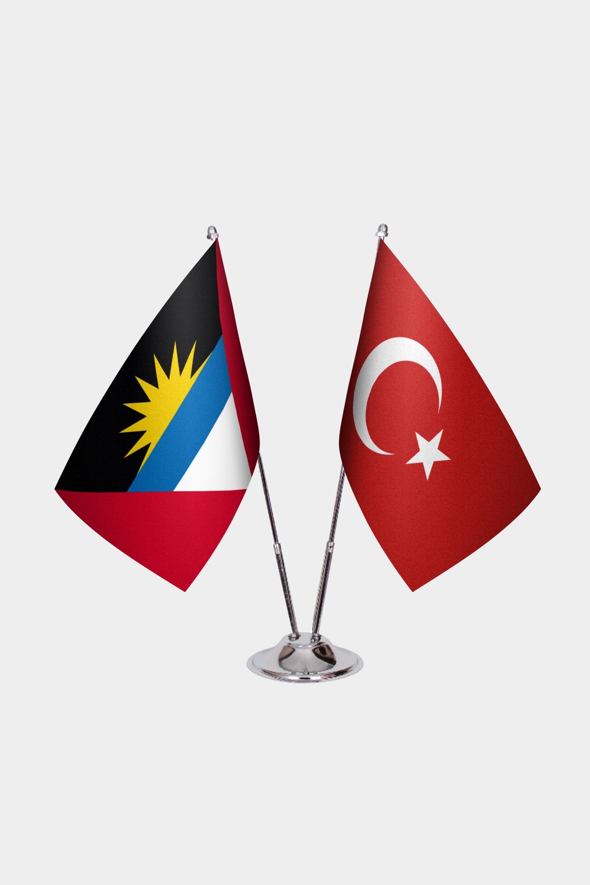 Antiqua & Barbuda İkili Masa Bayrağı
