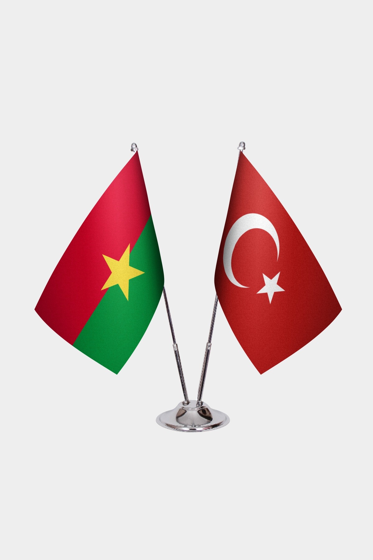 Burkina Fasso İkili Masa Bayrağı