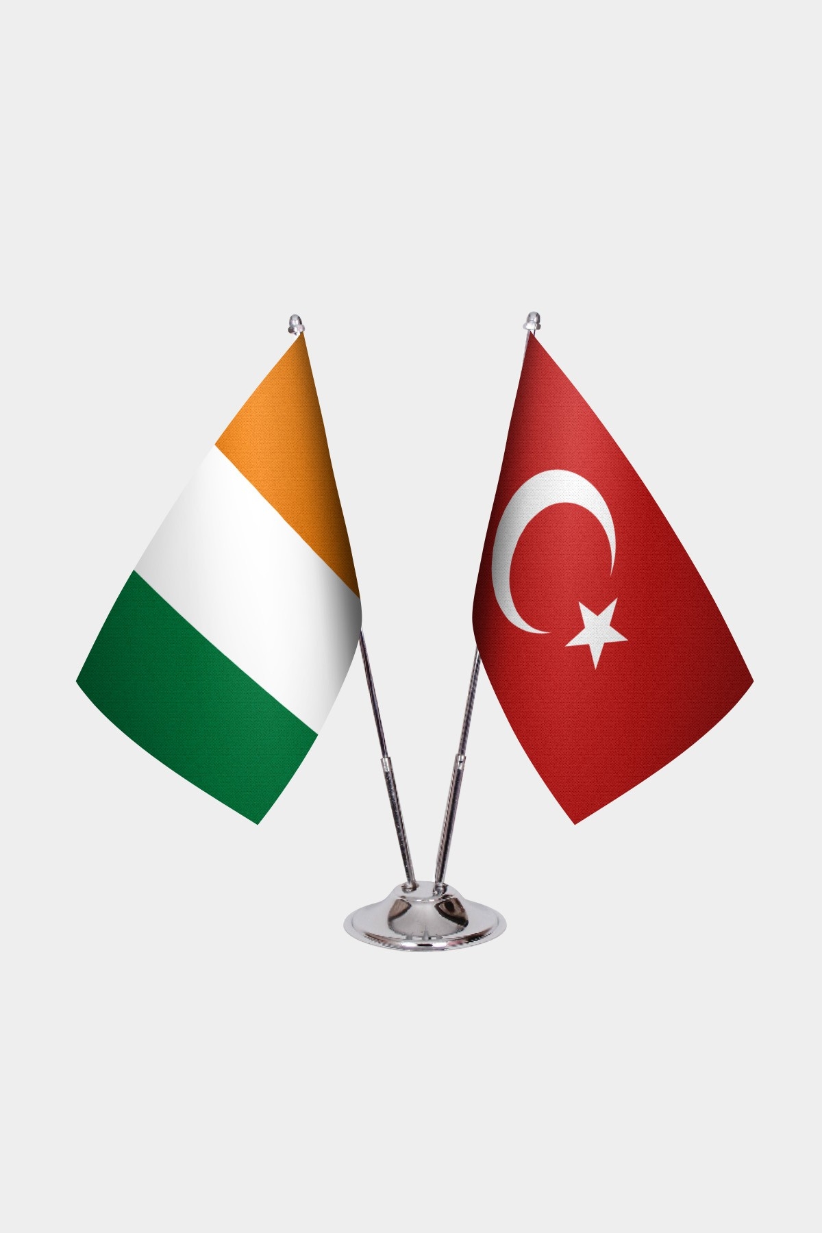 Fildişi Sahilleri İkili Masa Bayrağı