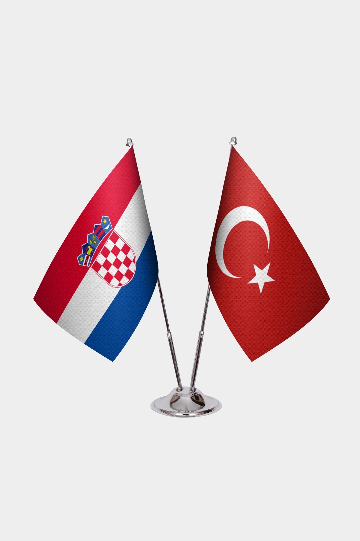 Hırvatistan İkili Masa Bayrağı
