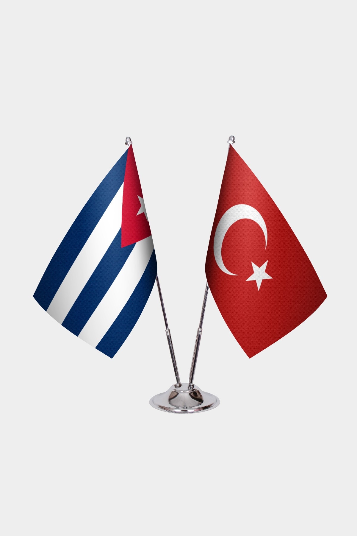Küba İkili Masa Bayrağı