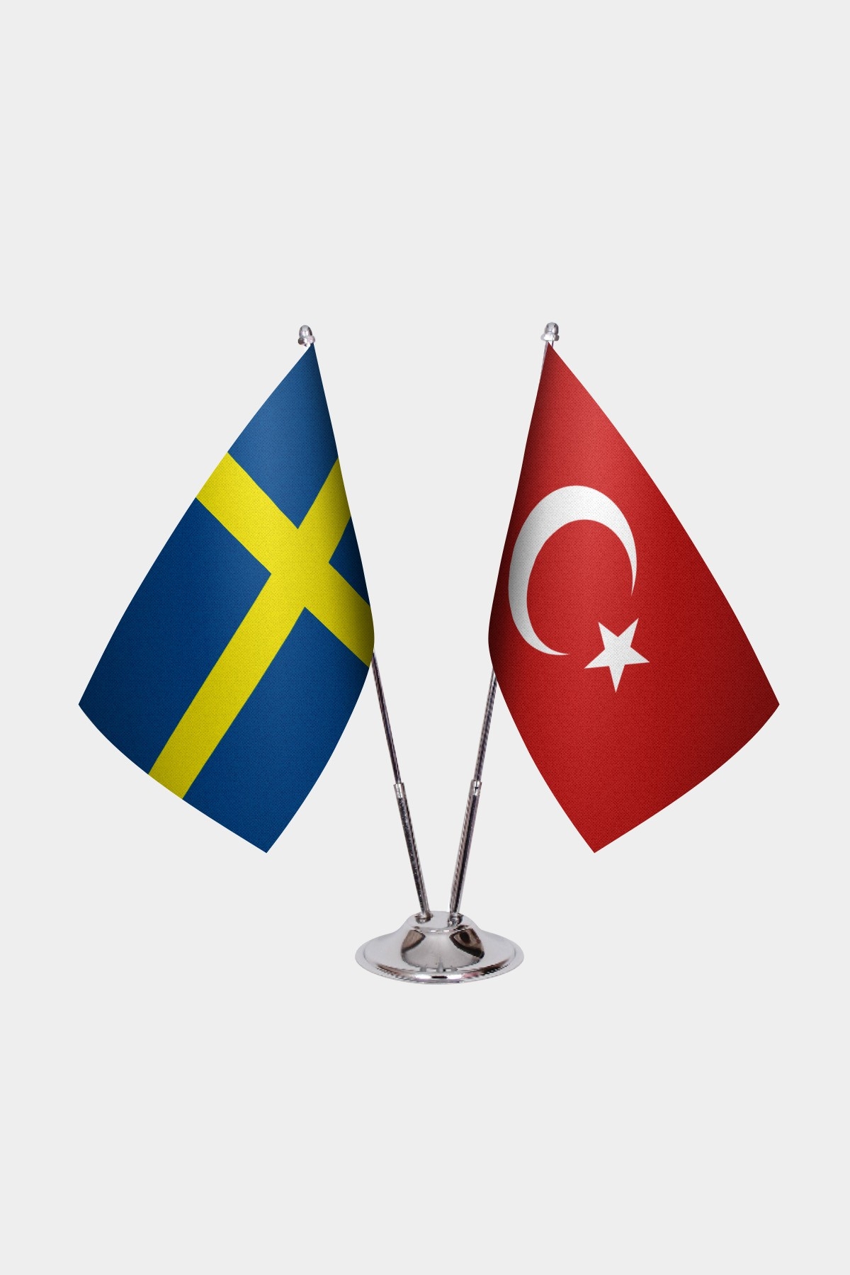 İsveç İkili Masa Bayrağı
