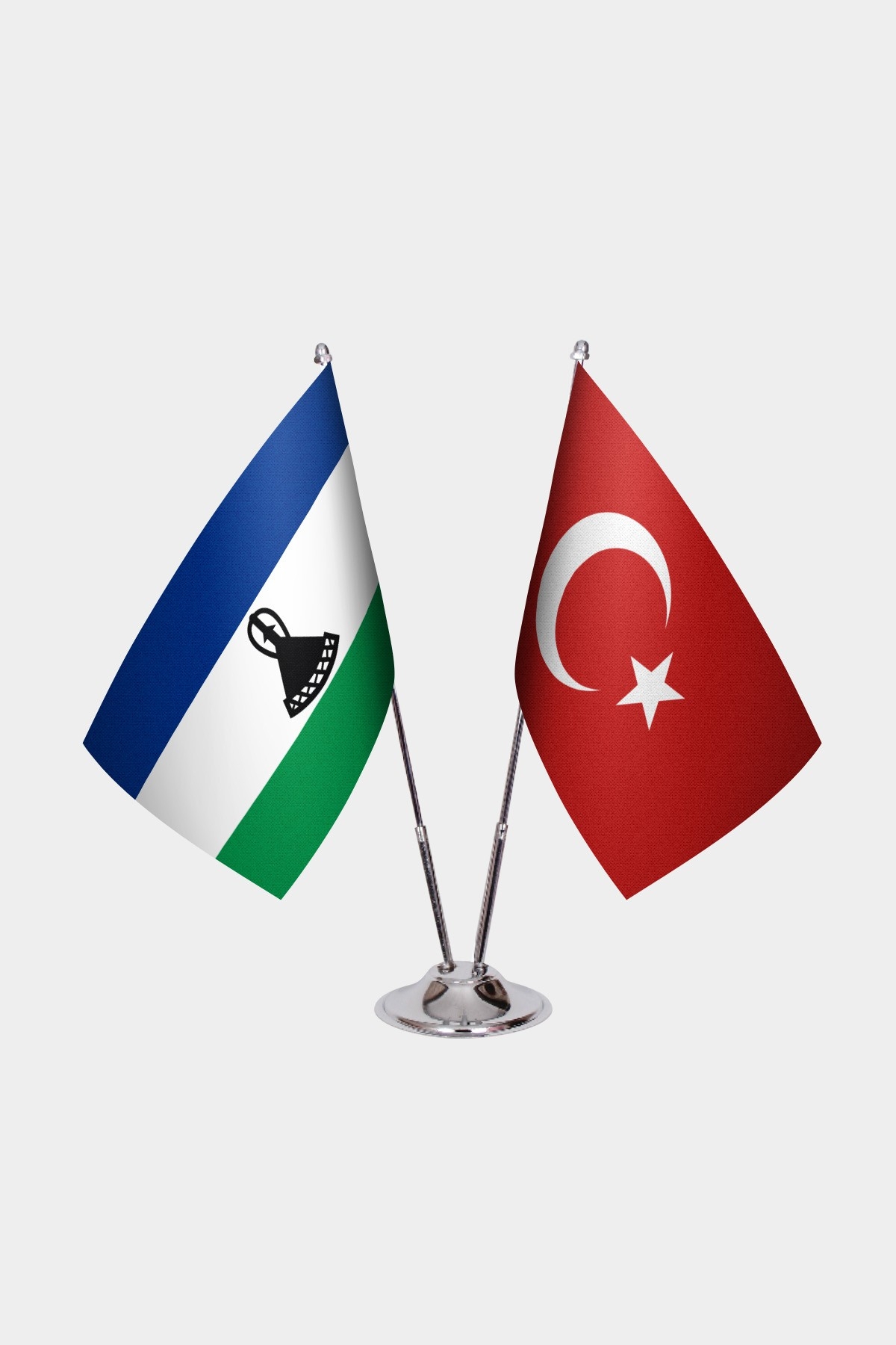 Lesotho İkili Masa Bayrağı