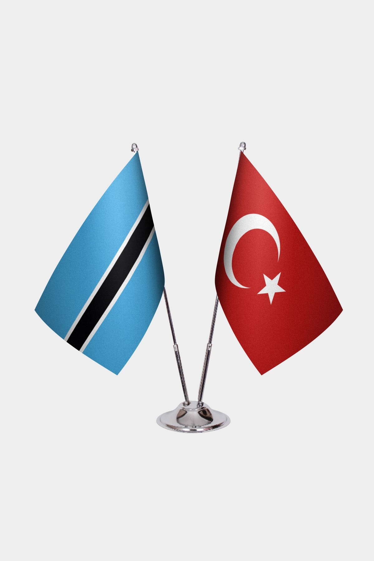 Bostvana İkili Masa Bayrağı