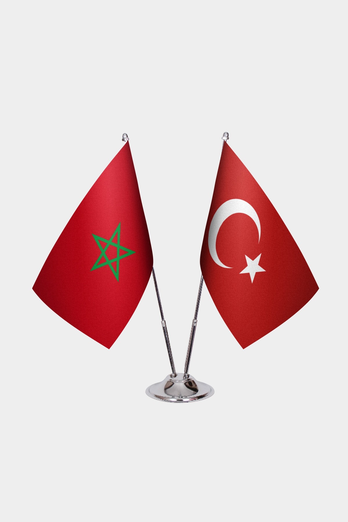 Fas İkili Masa Bayrağı