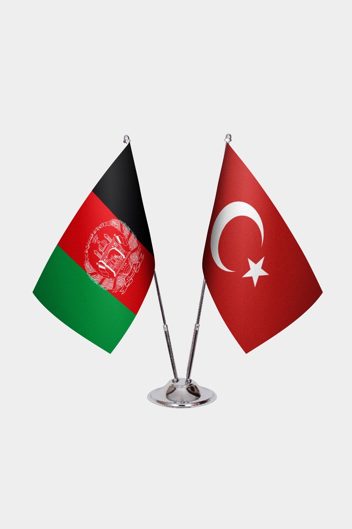 Afganistan İkili Masa Bayrağı
