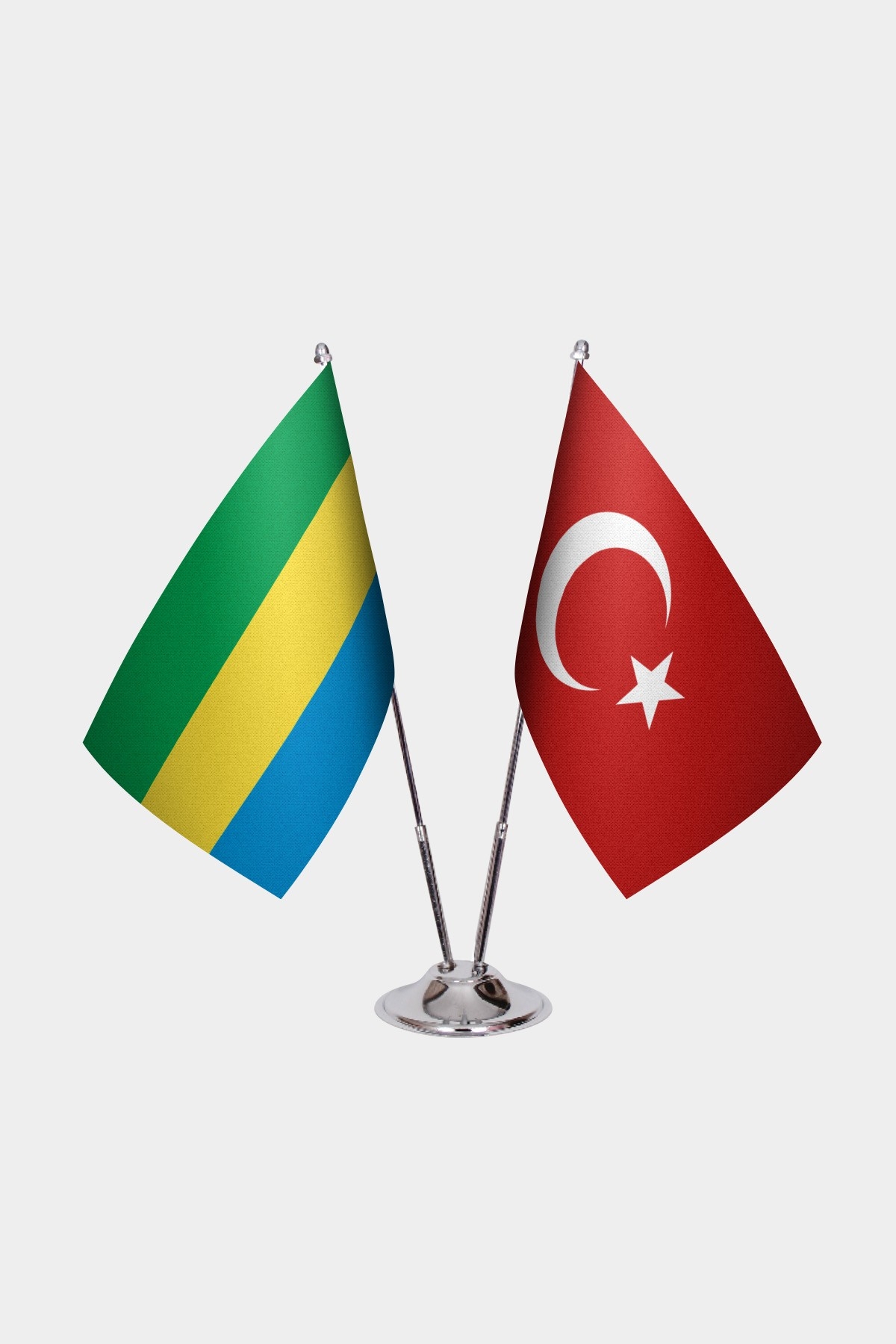 Gabon İkili Masa Bayrağı