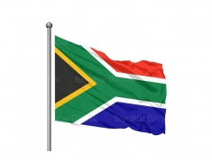 Güney Afrika Bayrak 200X300cm 