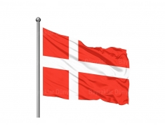 Danimarka Bayrak 80x120cm 