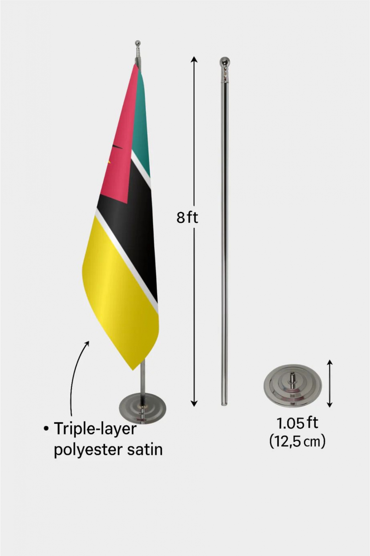 Mozambik Makam Bayrağı