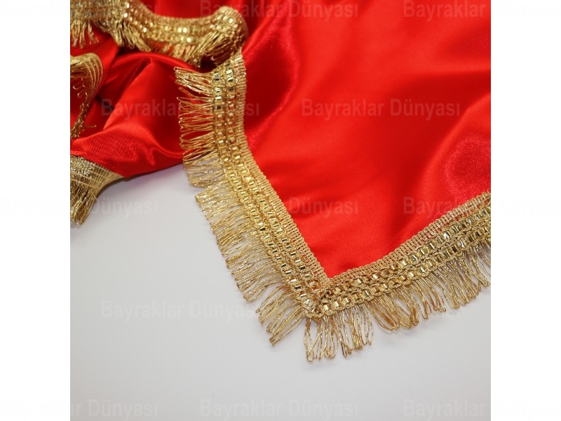 Saçaklı Tören Bayrağı