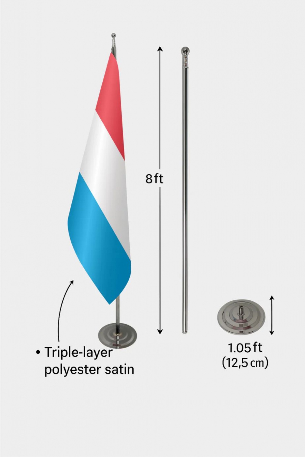 Lüksemburg Makam Bayrağı