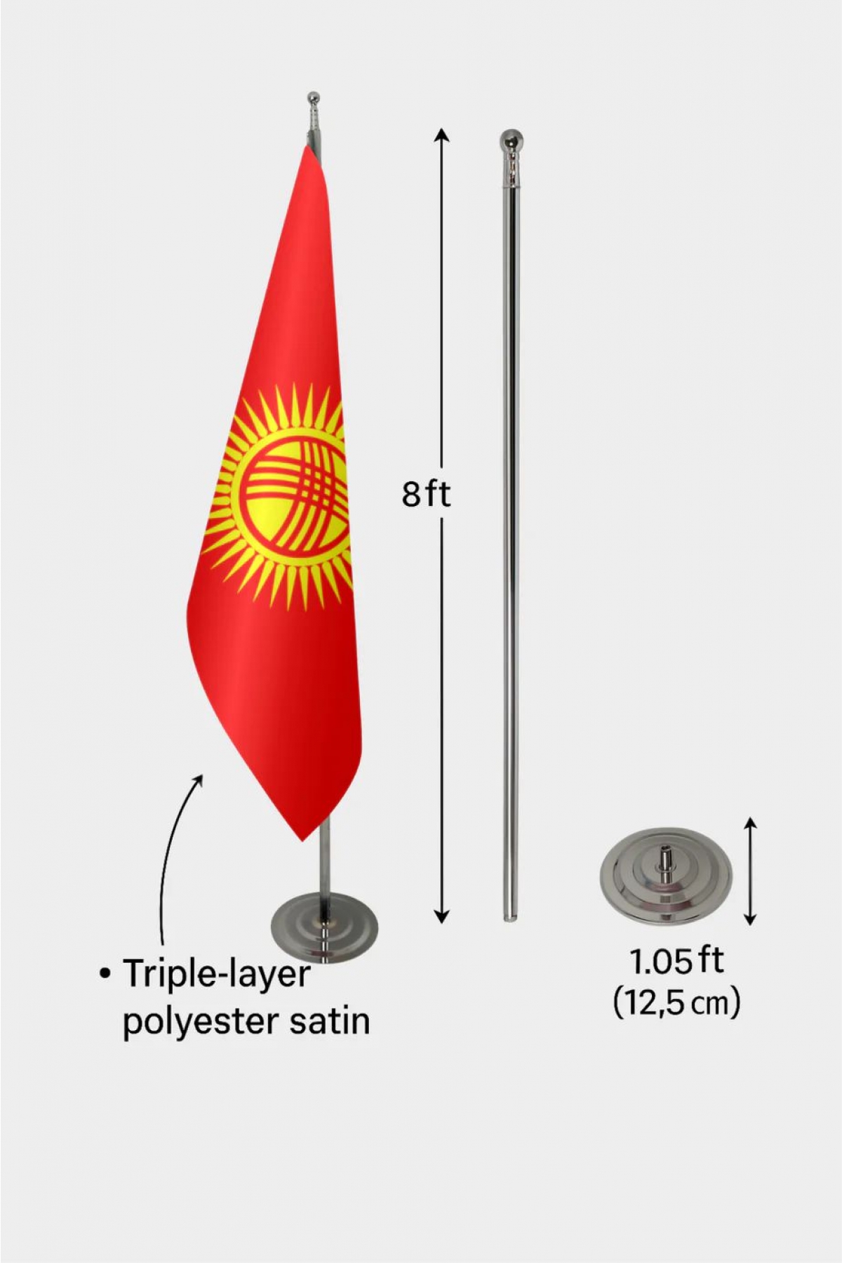 YENİ Kırgızistan Makam Bayrağı