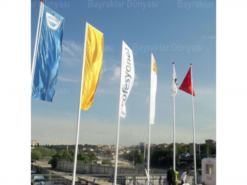 Dikey Gönder Bayrağı 100x400cm