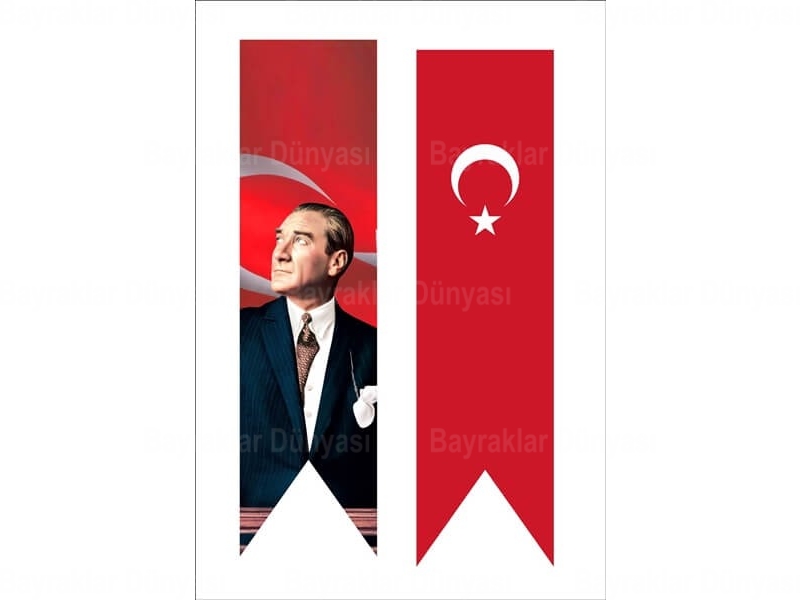 Türk Kırlangıç Bayrağı 100x400cm 