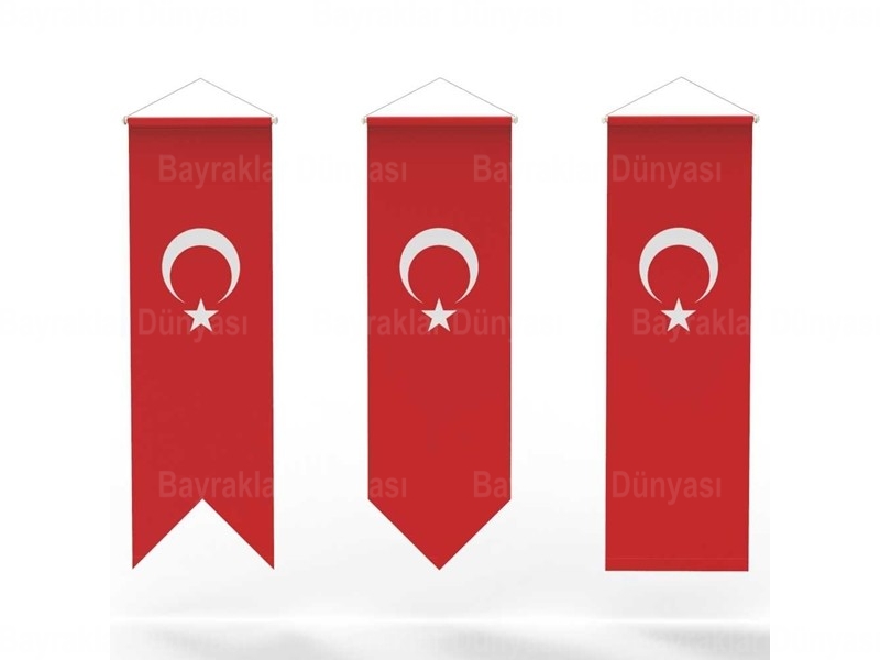 Türk Kırlangıç Bayrağı 100x400cm 