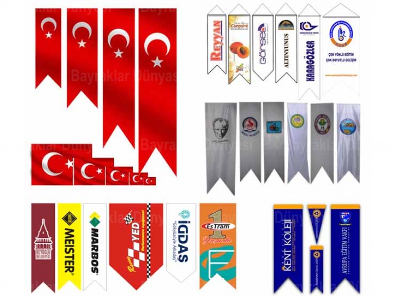 Türk Kırlangıç Bayrağı 75x300cm