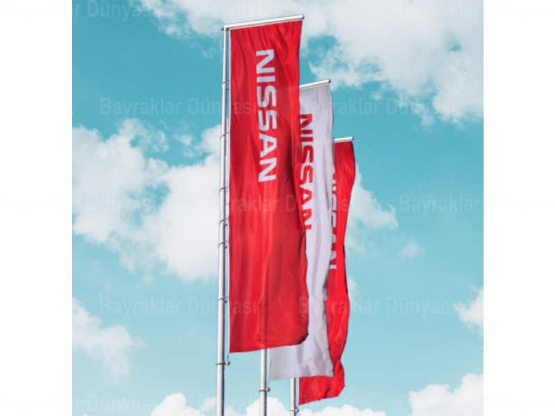 Dikey Gönder Bayrağı 100x300cm
