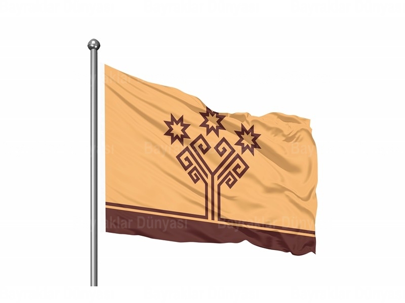 50x75 Çuvaşistan Gönder Bayrağı