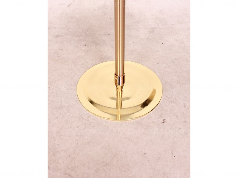 Sarı Kaplama Makam Direği 245cm