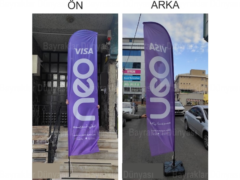 Yelken Bayrağı 100x400cm