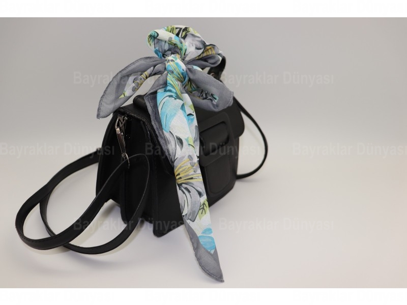 Çiçek Desenli Fular