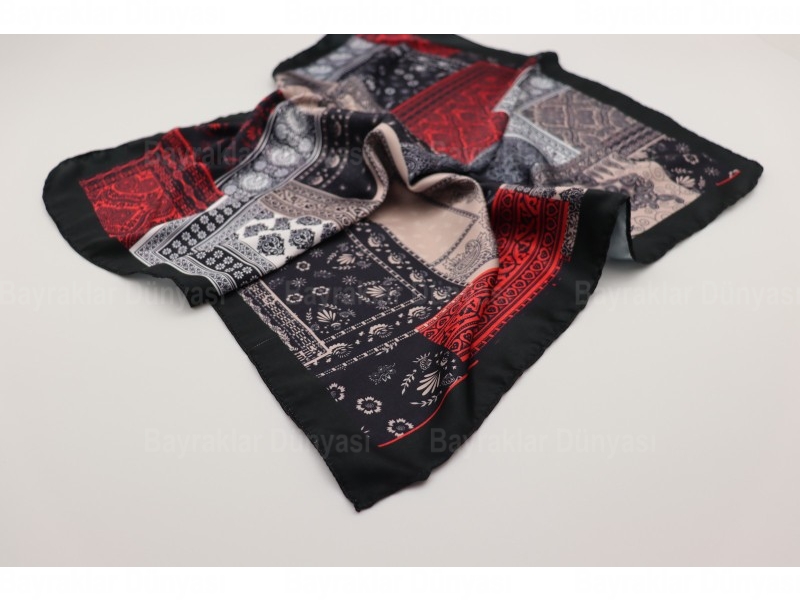 Özel Tasarım Desenli Fular