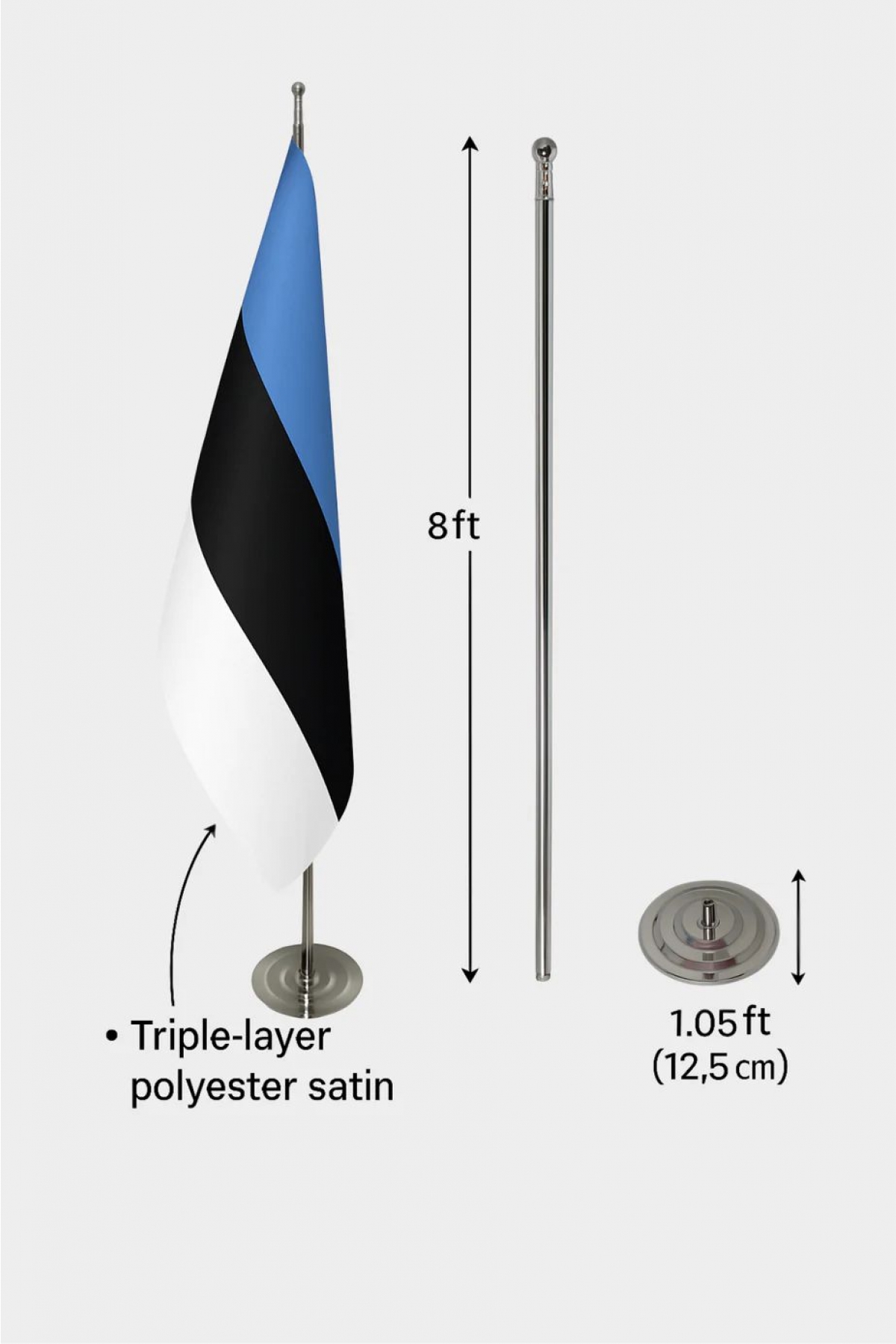 Estonya Makam Bayrağı