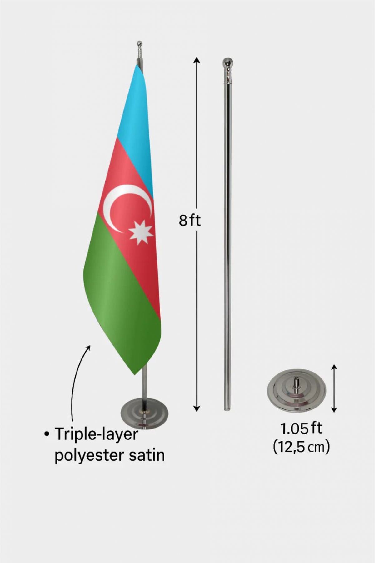 Azerbaycan Makam Bayrağı