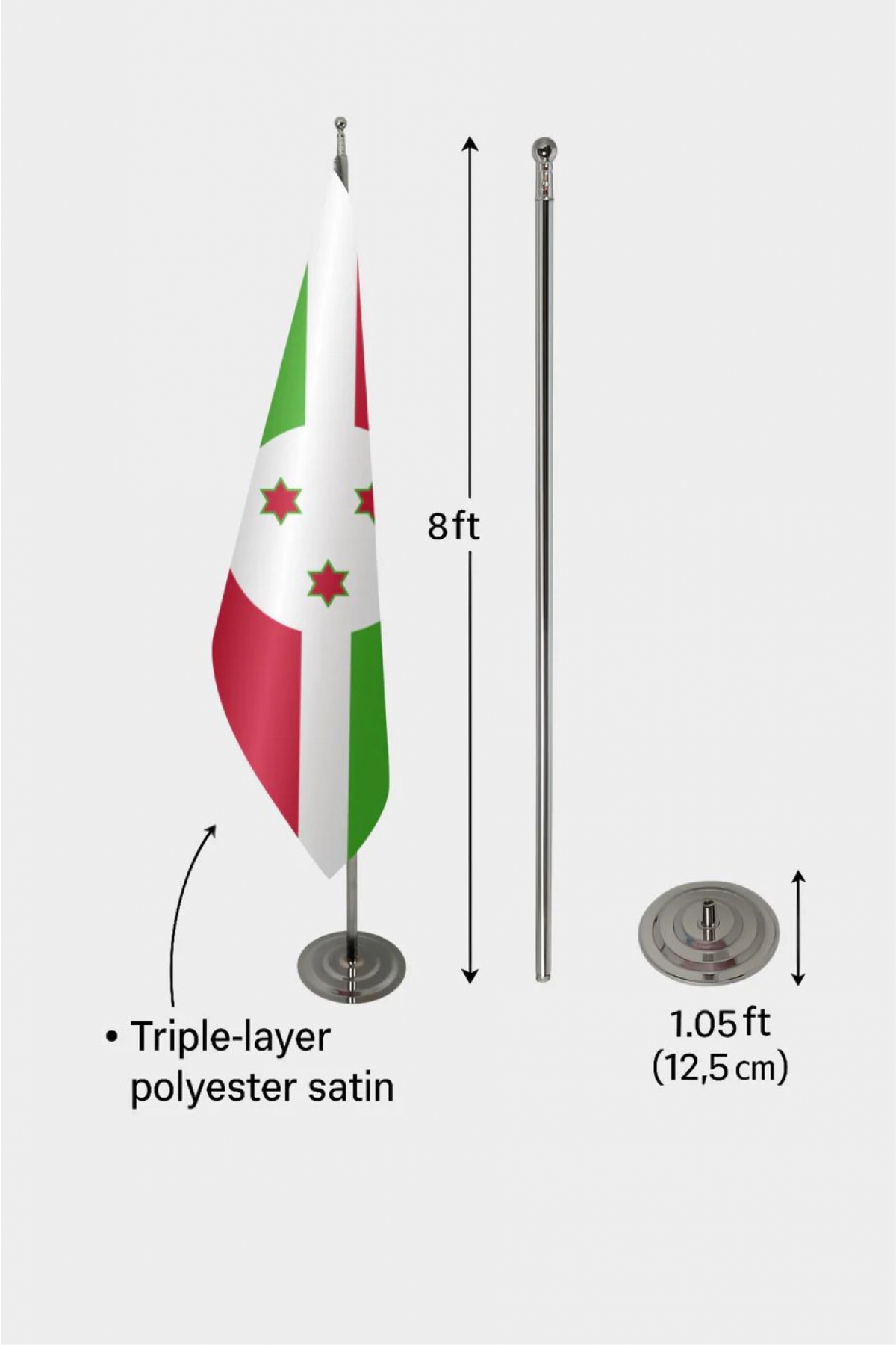 Burundi Makam Bayrağı