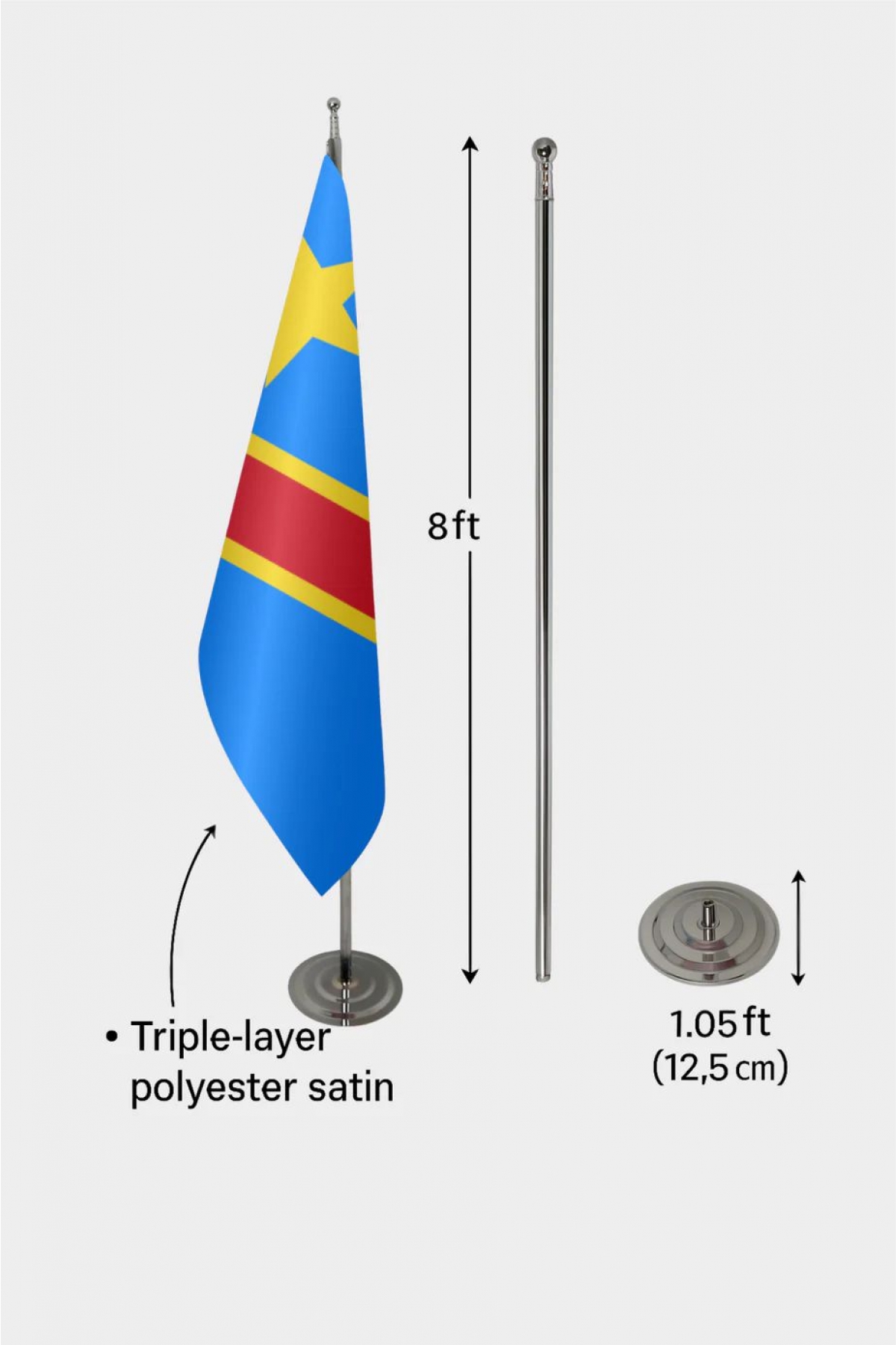 Congo Demokratik Cumhuriyeti Makam Bayrağı