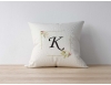 K Harfli Yastık Kılıf