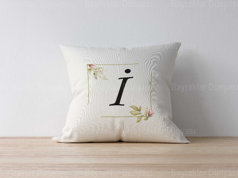 İ Harfli Yastık Kılıf