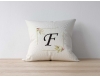 F Harfli Yastık Kılıf