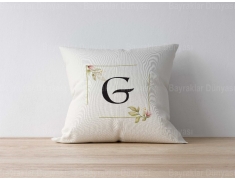 G Harfli Yastık Kılıf