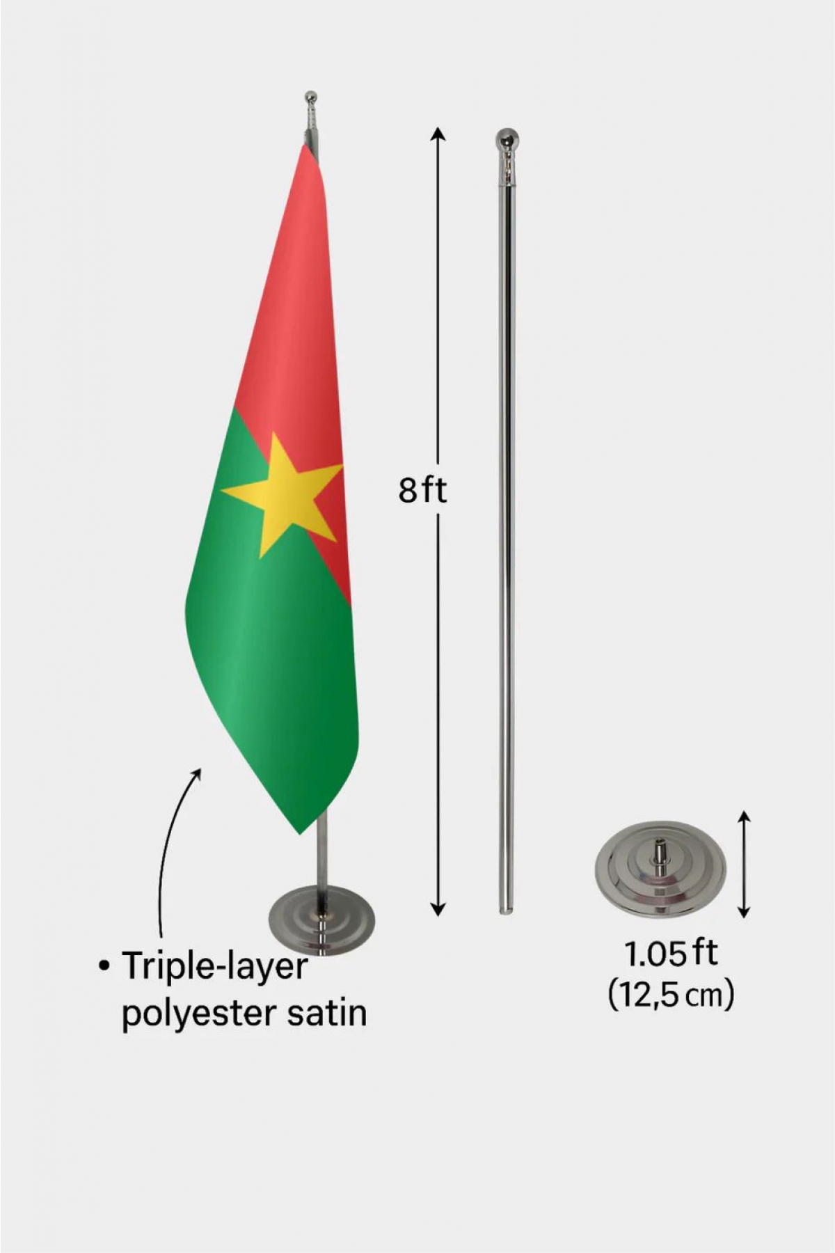 Burkino Fasso Makam Bayrağı