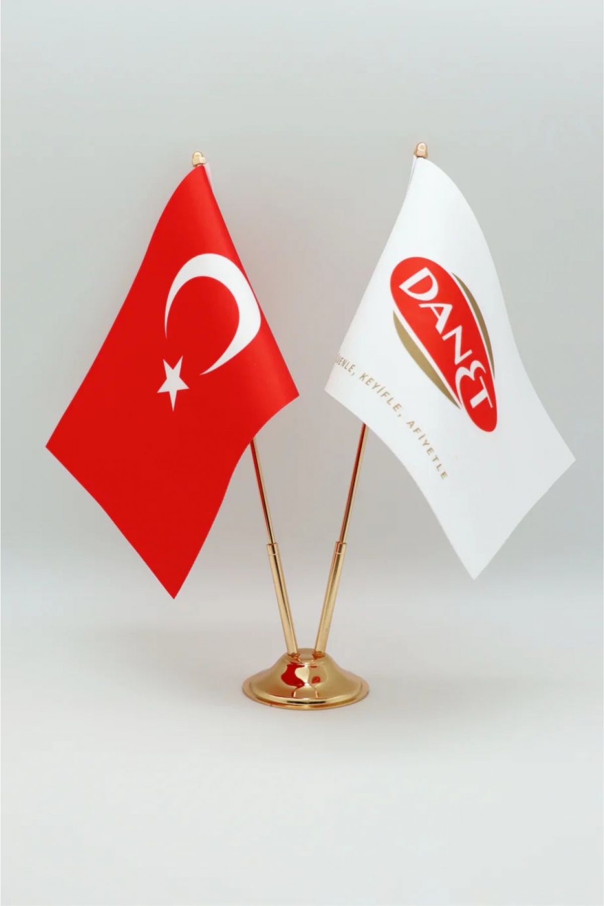 İkili Bayrak Sarı Kaplama