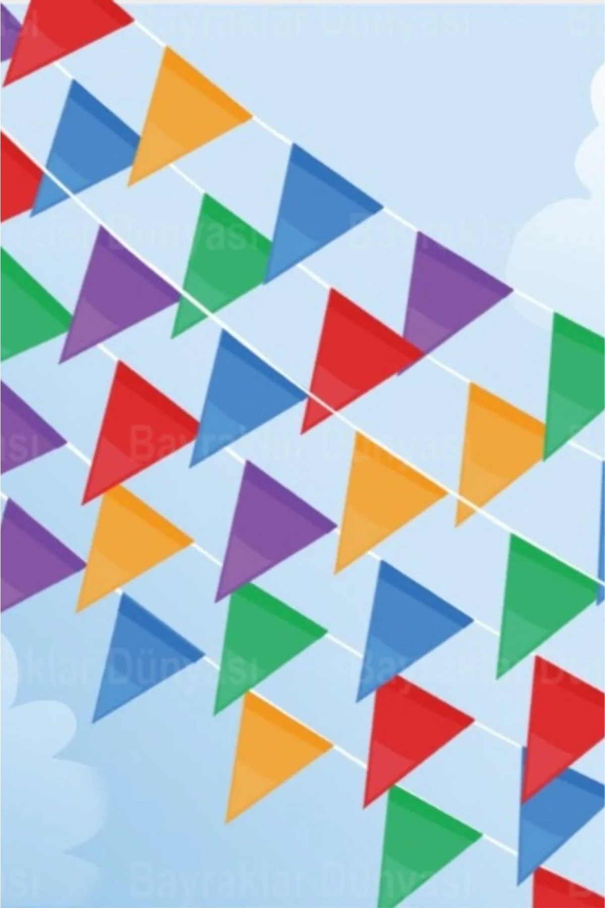 Vinil Süsleme Bayrak 25mt