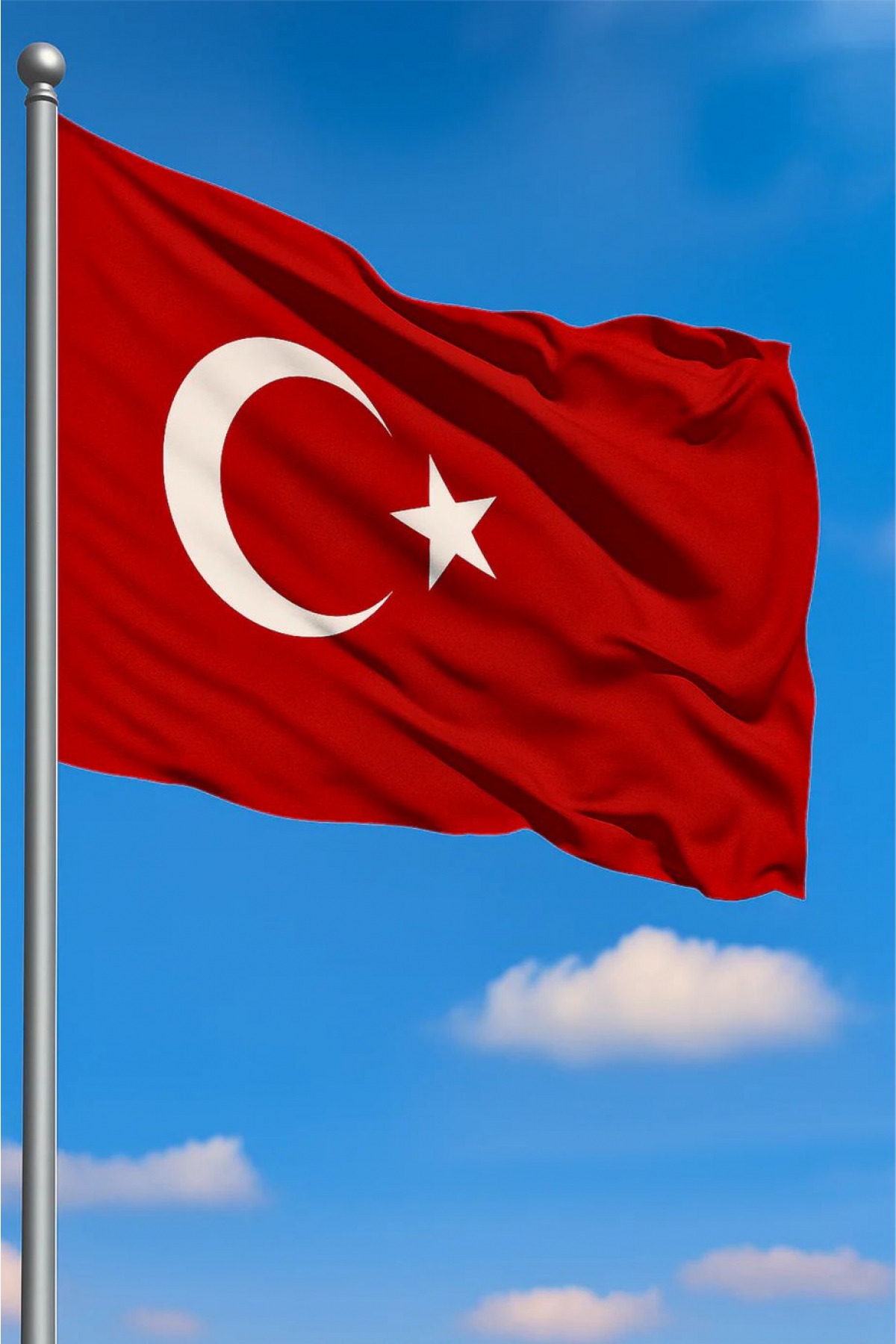 Türk Bayrak 500x750cm Raşel Kumaş