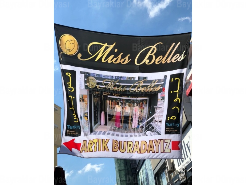 Raşel Kumaş Reklam Afişi 200X300cm