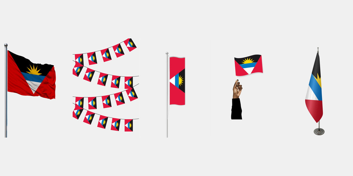 Antigua ve Barbuda Bayrakları